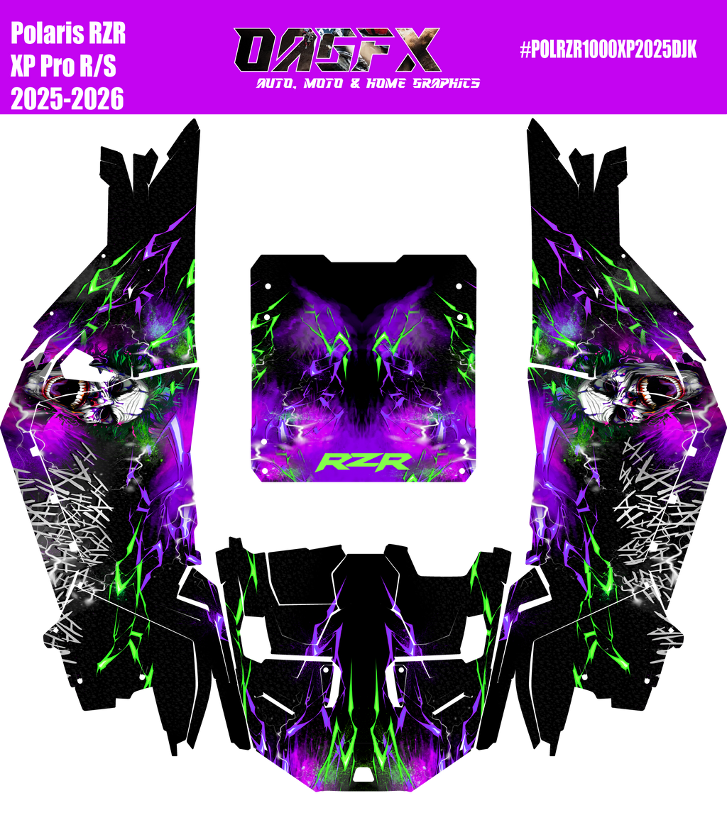 2025-2026 Polaris RZR Pro XP/Pro R/ Pro S Joker Graphics Kit DJK Joker