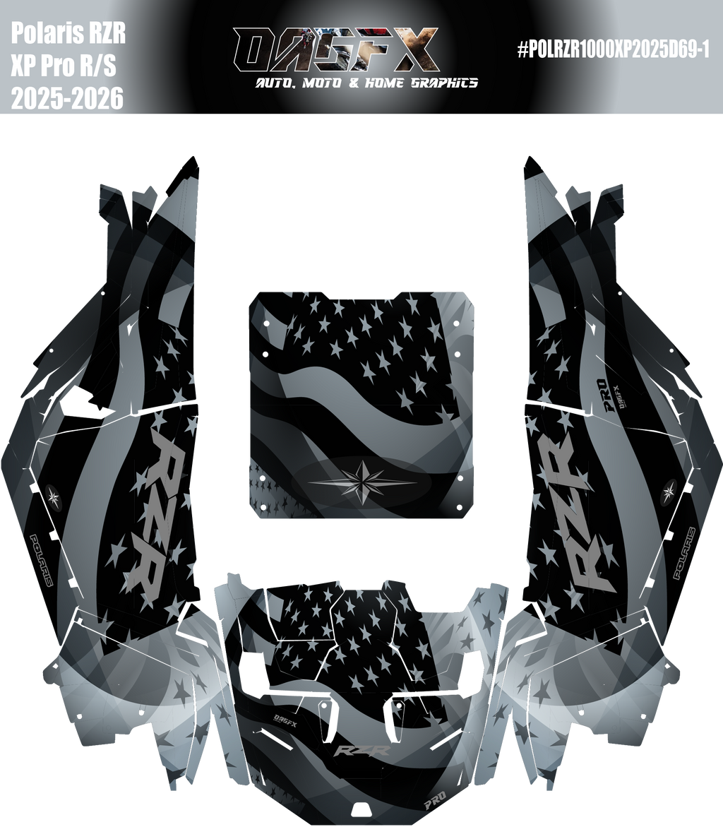 2025-2026 Polaris RZR Pro XP/Pro R/ Pro S Graphics Kit D69-1 USA