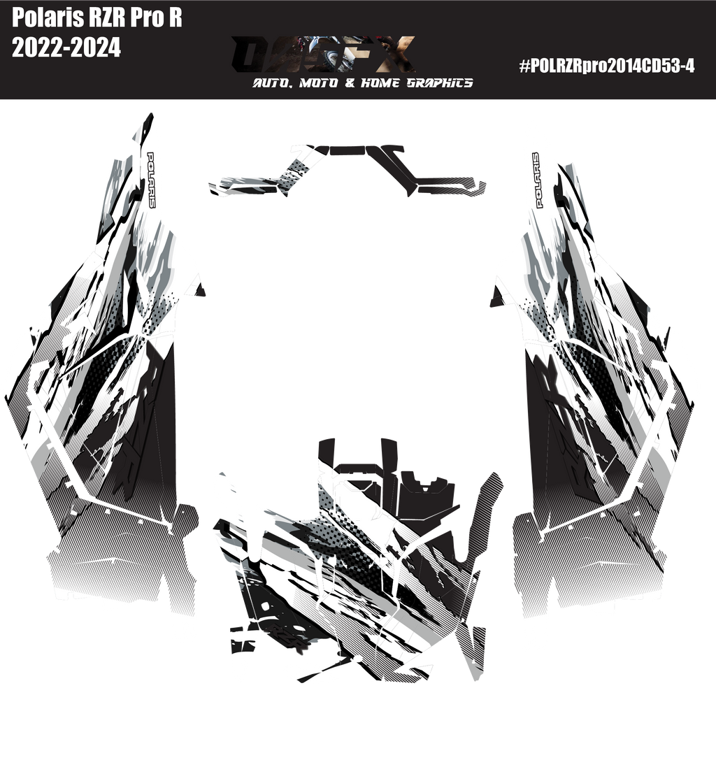 2022-2024 Polaris RZR XP Pro XP Pro R OAGFX Graphics Kit D53-4 Wild