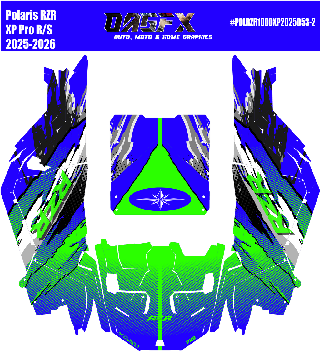 2025-2026 Polaris RZR Pro XP/Pro R/ Pro S  Graphics Kit D53-2 Wild