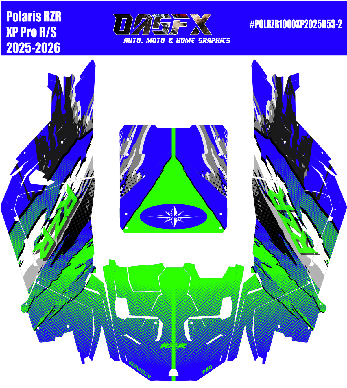 2025-2026 Polaris RZR Pro XP/Pro R/ Pro S  Graphics Kit D53-2 Wild