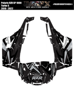 2019 - 2022 Polaris RZR XP 1000 Turbo S Graphics Kit D36-5 Stealth OAGFX