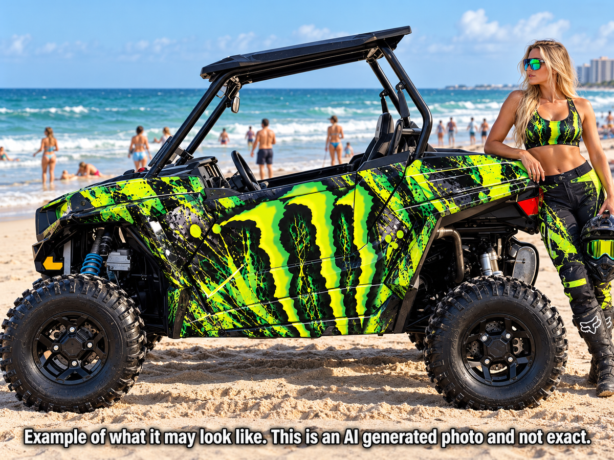 2019 - 2023 Polaris RZR XP 1000 "Monster" Graphics Kit