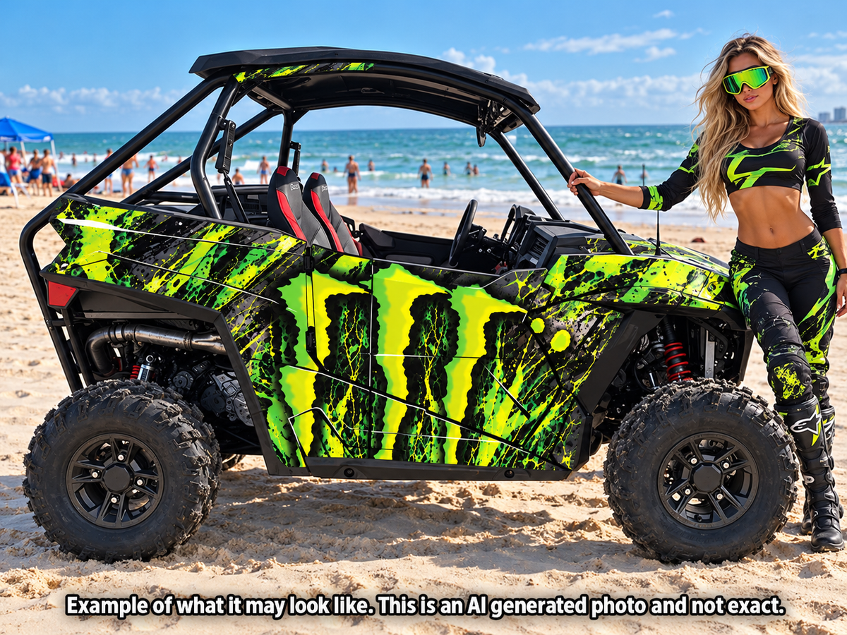 Polaris RZR Trail S "Monster" Graphics Kit