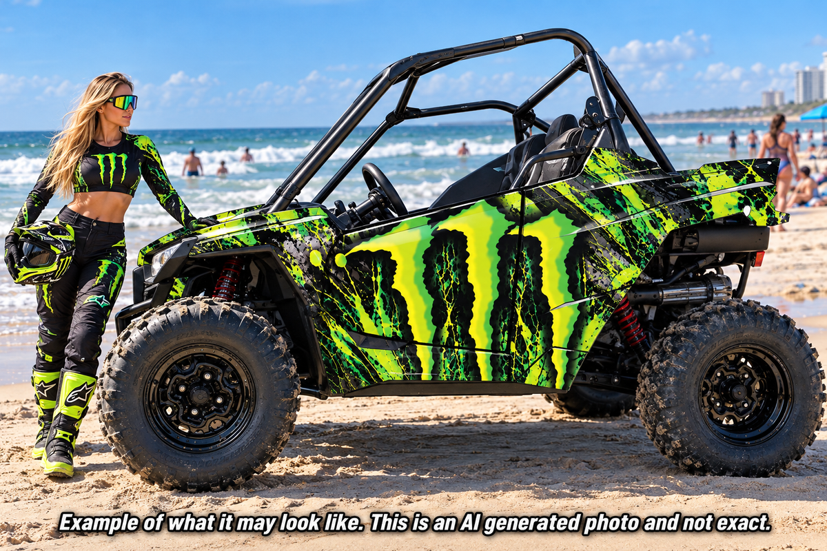 2021-2025 Polaris RZR 200 EFI UTV "Monster" Graphics Kit