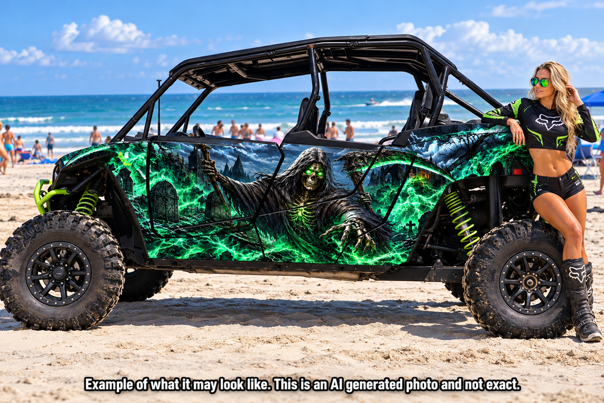 2024 - 2025 Polaris RZR XP 1000 4 Door Grim Reaper Graphics Kit