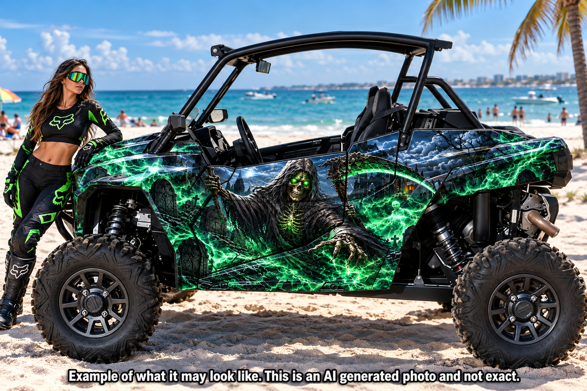 2019 - 2023 Polaris RZR XP 1000 Grim Reaper Graphics Kit