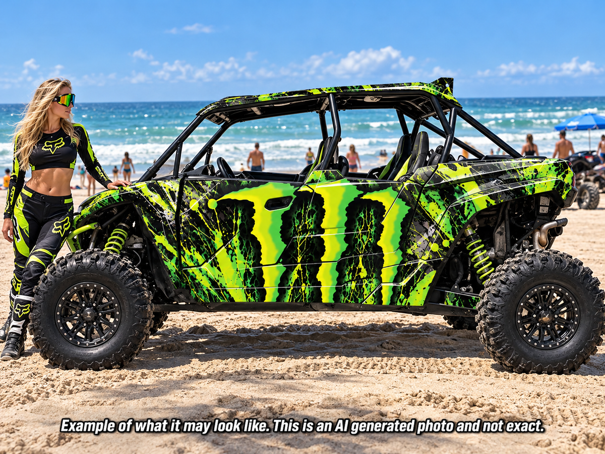 2024 - 2025 Polaris RZR XP 1000 4 Door "Monster" Graphics Kit
