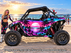 2024-2025 Polaris RZR XP 1000 Miami Beach Graphics Kit
