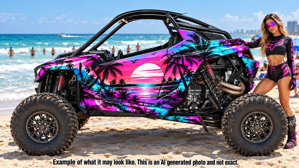 2022-2024 Polaris RZR XP Pro XP Pro R Miami Beach Graphics Kit