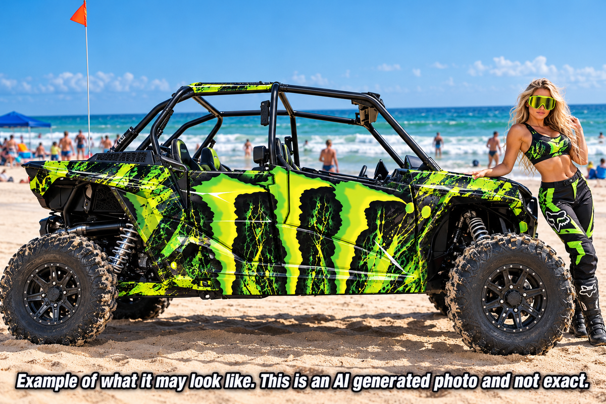 2014 - 2018 Polaris RZR XP 4 "Monster" Graphics Kit Patriot
