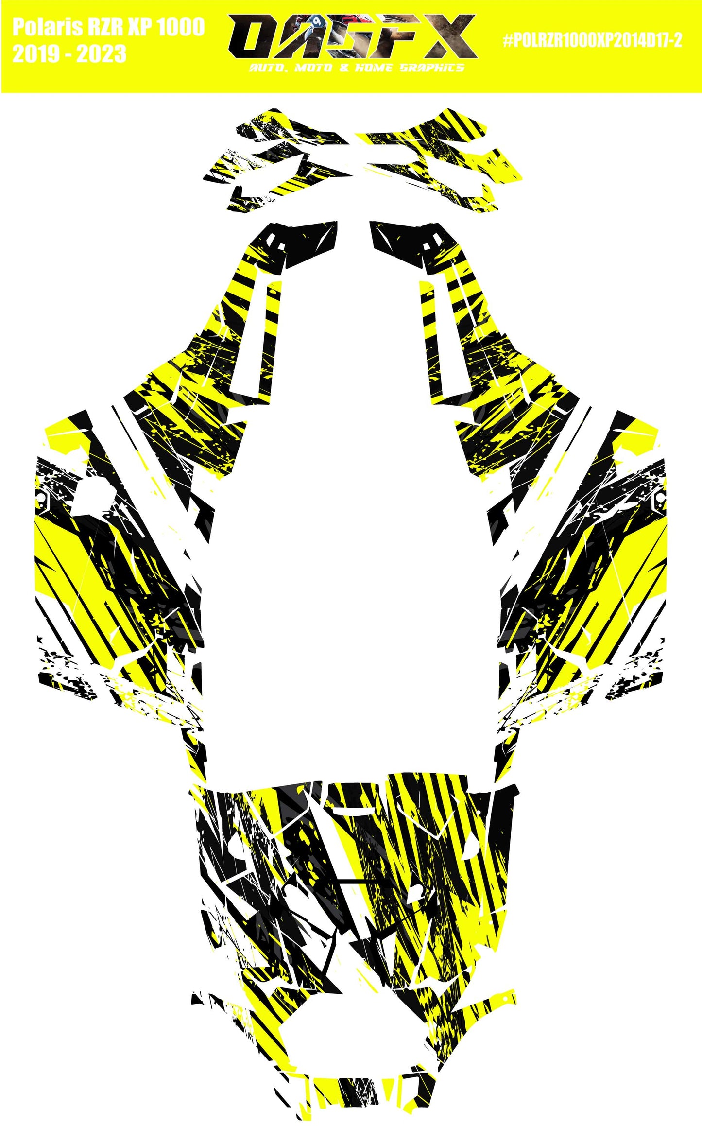 Graphics Kit for POLARIS RZR XP 1000 2019-2022 (6 Color Variations)