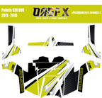 Graphics Kit for POLARIS RZR 800 2011-2015 (5 Color Variations)