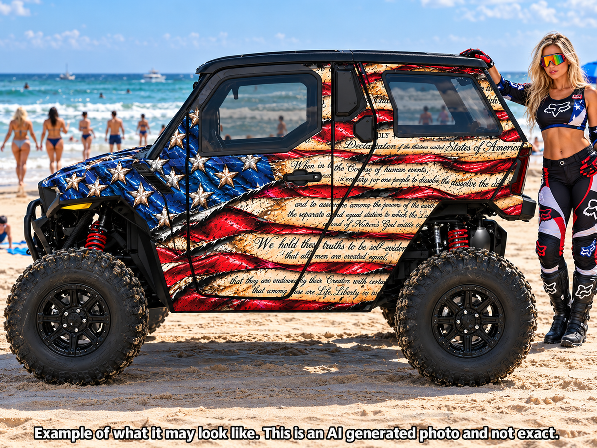2024-2025 Polaris Xpedition USA Flag Graphics Patriot