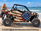 2016-2023 Can Am Maverick Trail 1000 USA Flag Graphics Kit USA Patriot
