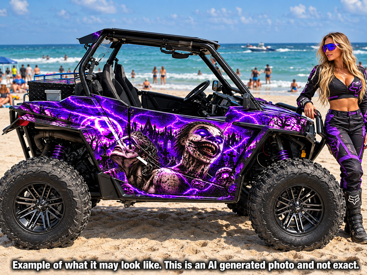 2015-2019 Polaris RZR 900 EPS Evil Joker Graphics Kit