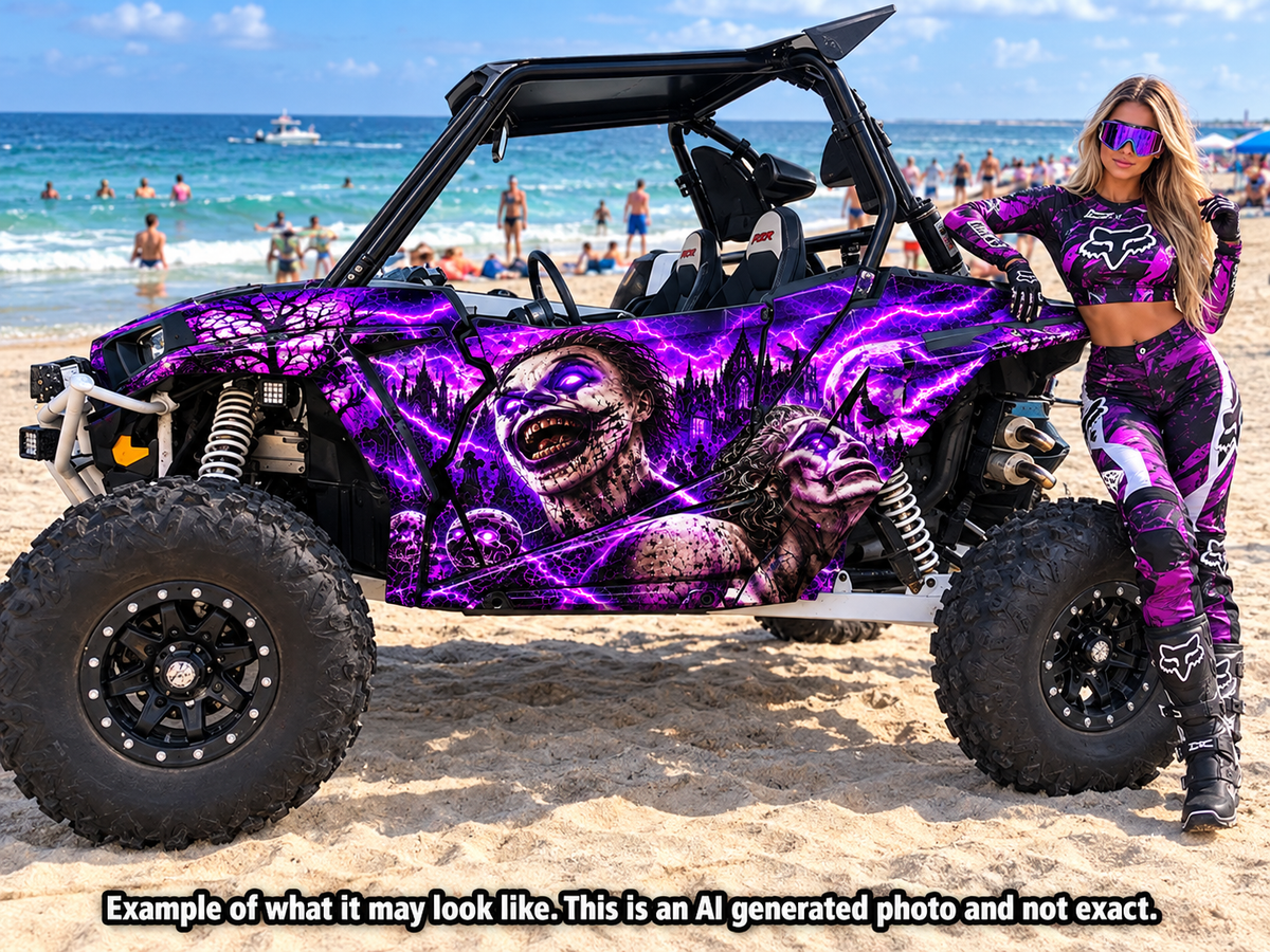 2014 - 2018 Polaris RZR XP 1000 Evil Joker Graphics Kit