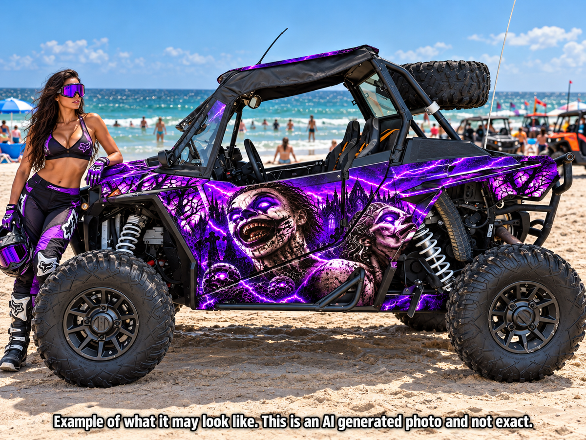 2019 - 2023 Polaris RZR XP 1000 Evil Joker Graphics Kit