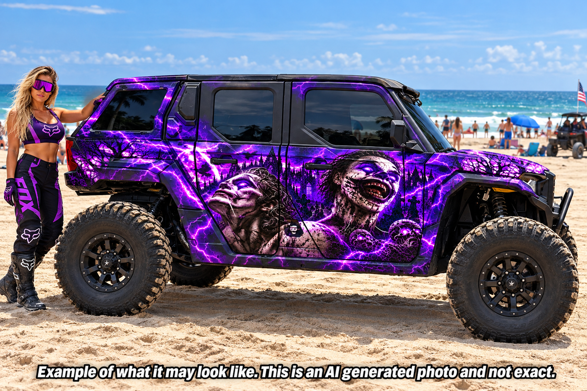 2024-2025 Polaris Xpedition ADV 4 Door Evil Joker Graphics