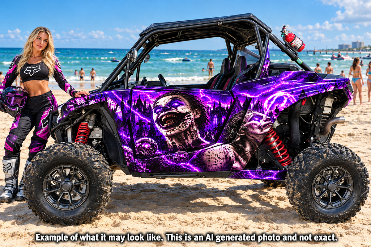 2024-2025 Polaris RZR XP 1000 Evil Joker Graphics Kit