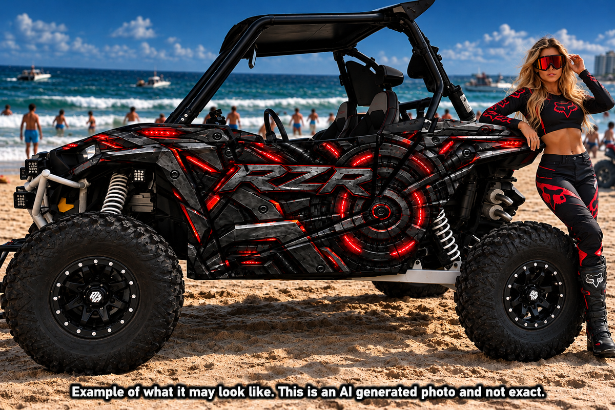 2024-2025 Polaris RZR XP 1000 Cyber Series Graphics Kit