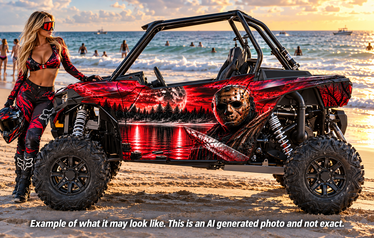 2014 - 2018 Polaris RZR XP 1000 Jason Voorhees Graphics Kit "Jason"