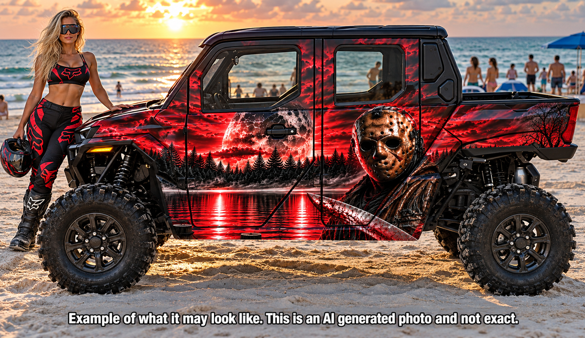 2024-2025 Polaris Xpedition ADV 4 Door Jason Voorhees Graphics D69-2 Jason