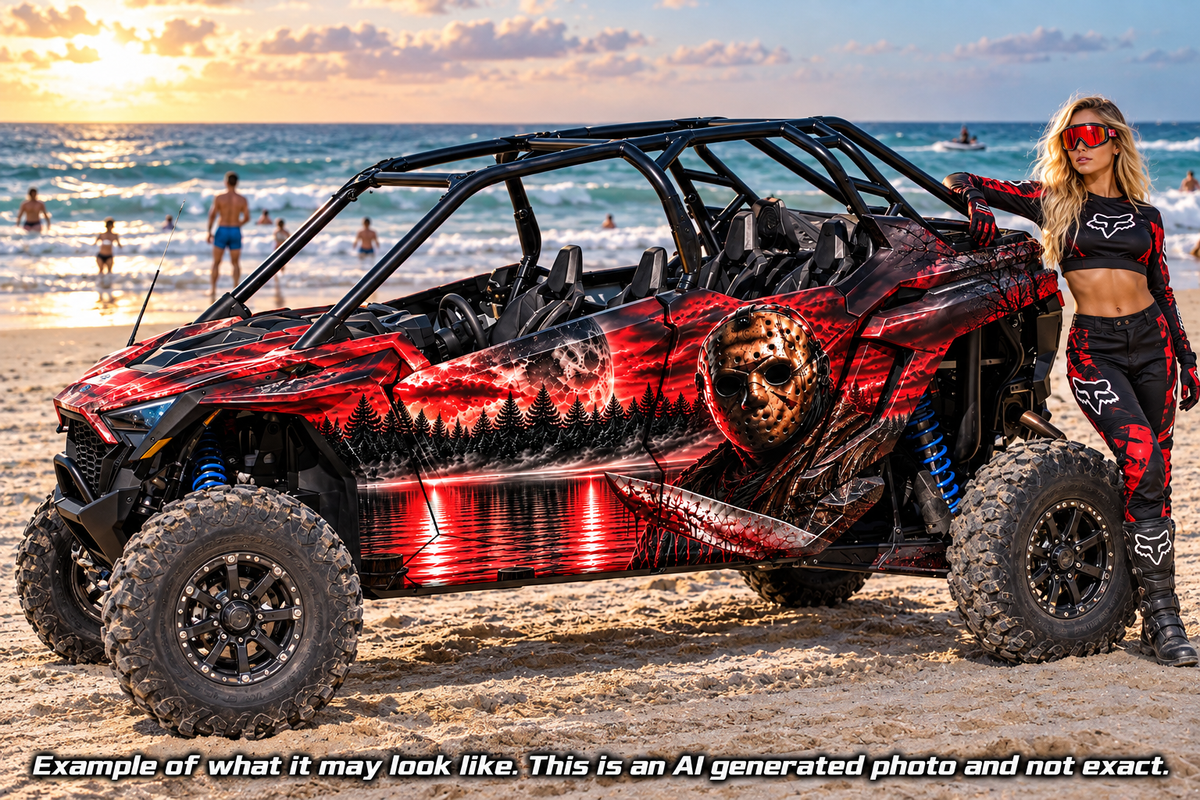 2020 - 2024 Polaris RZR Pro XP 4 Jason Voorhees Graphics Kit "Jason"