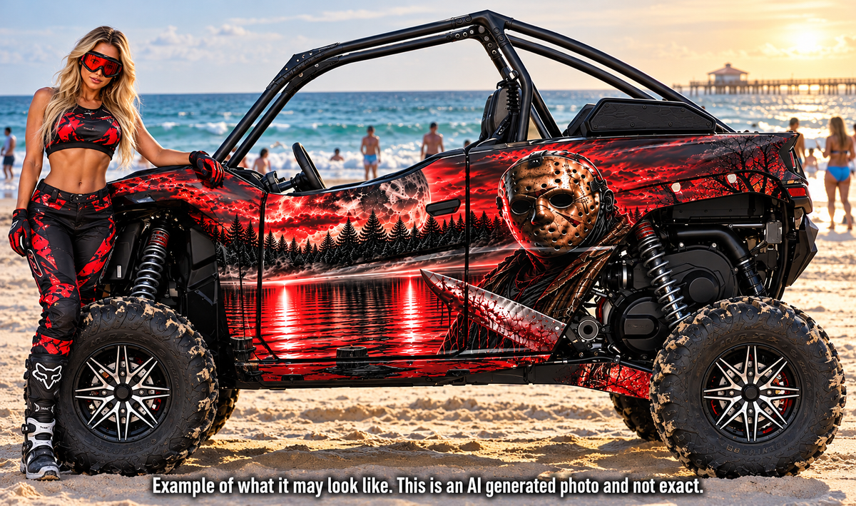 2019 - 2023 Kawasaki Teryx KRX 1000 Jason Voorhees Graphic Kit "Jason"