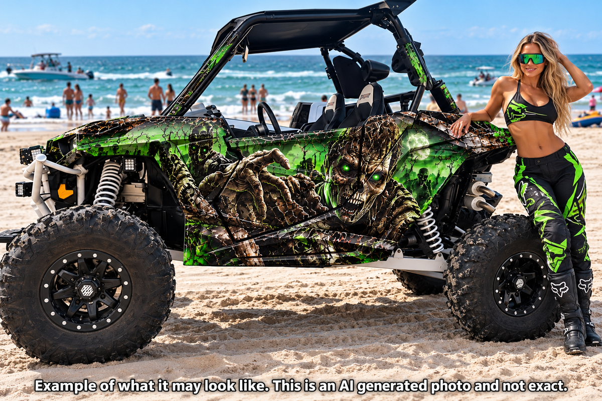 2014 - 2018 Polaris RZR XP 1000 Zombie Graphics Kit