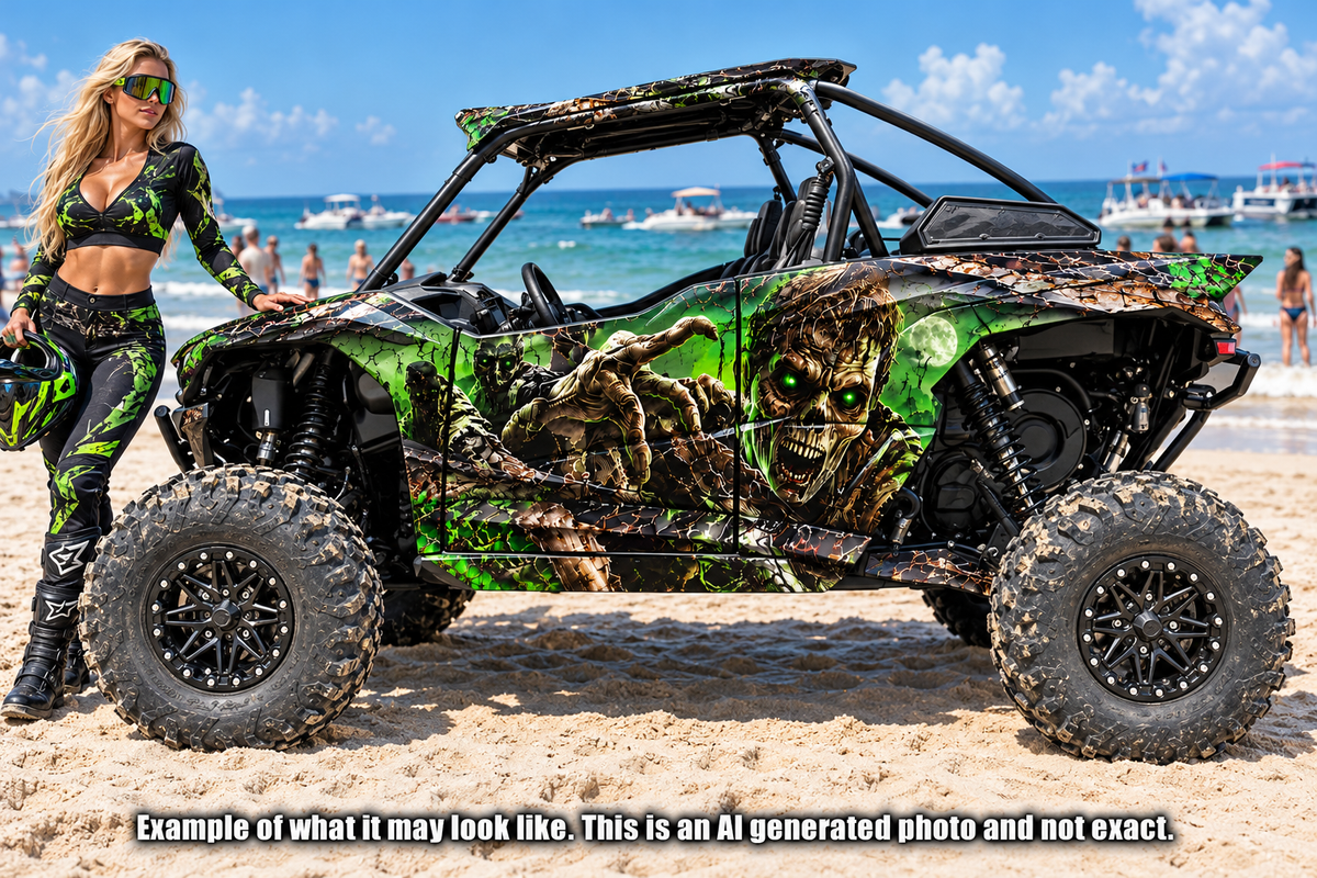 2019 - 2025 Kawasaki Teryx KRX 1000 Zombie Graphic Kit