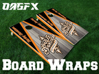 Harley Davidson Cornhole Board Skins (Pair)