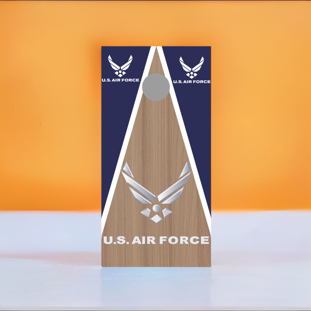 Air Force Cornhole Board Skins (Pair)