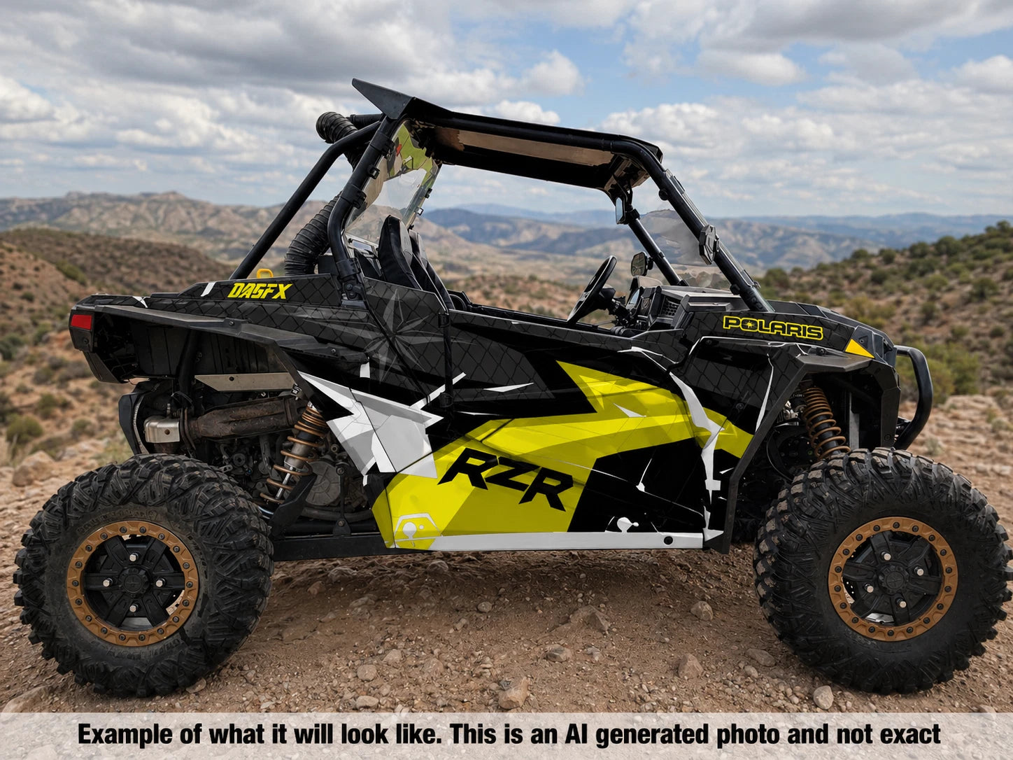 2019 - 2022 Polaris RZR XP 1000 Turbo S Graphics Kit D36-2 OAGFX
