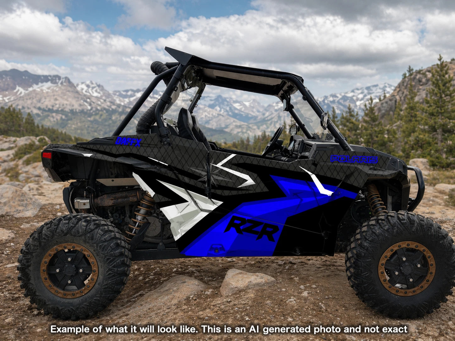 2019 - 2022 Polaris RZR XP 1000 Turbo S Graphics Kit D36-4 OAGFX