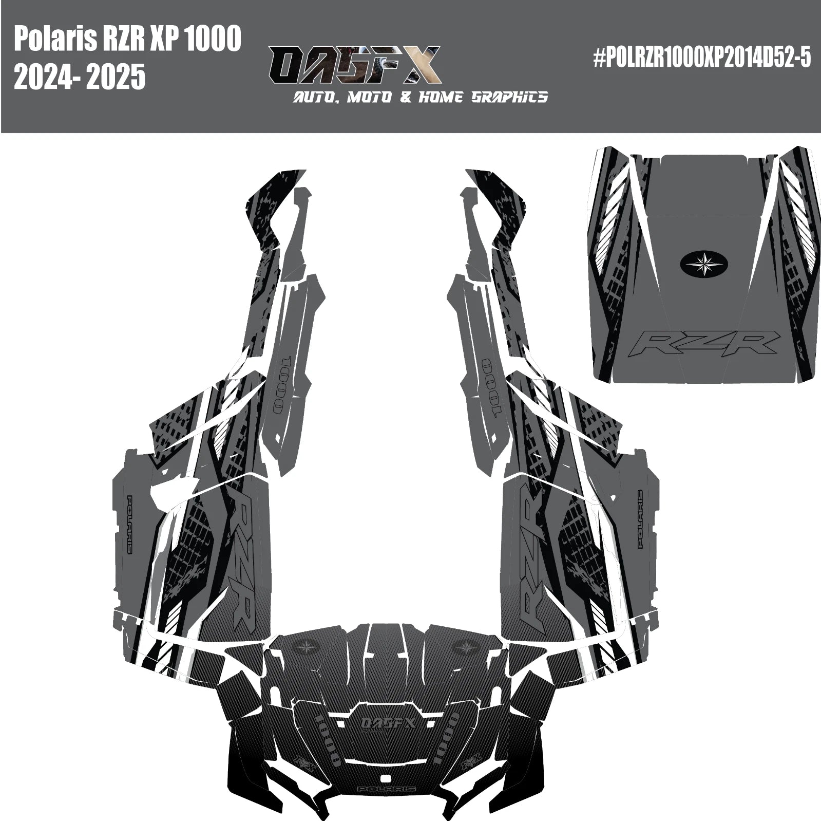 2024-2025 Polaris RZR XP 1000 Graphics Kit D52-5