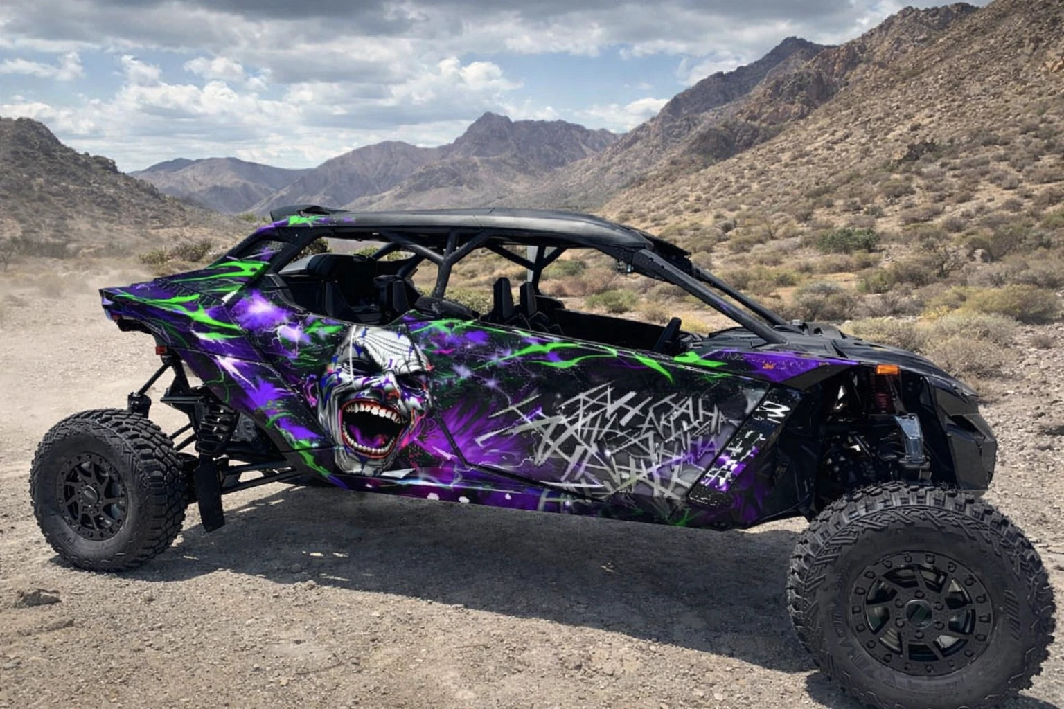 2025 Can Am Maverick R Max 4 Door Joker Graphics Kit DJK Joker