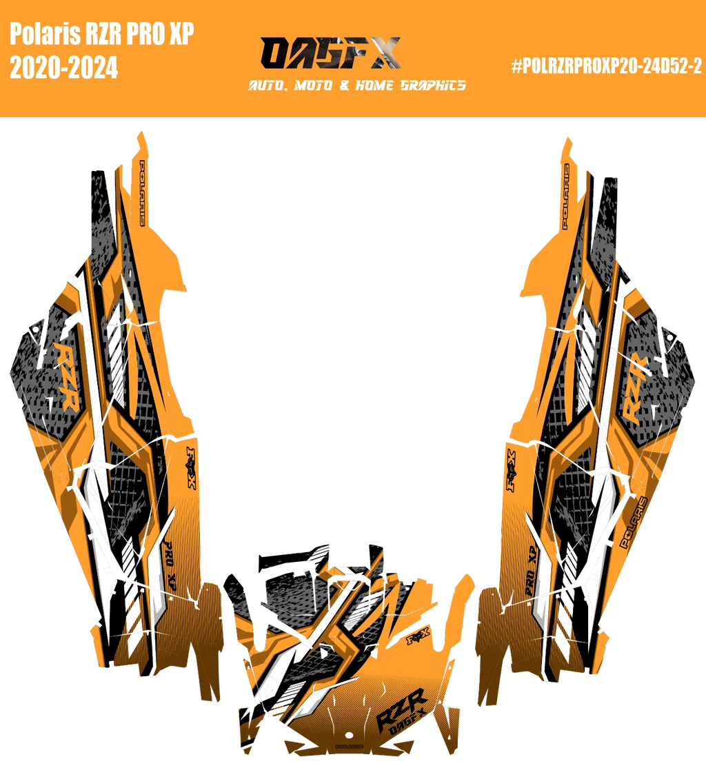 2020 - 2024 Polaris RZR Pro XP 4 Graphics Kit D52-2