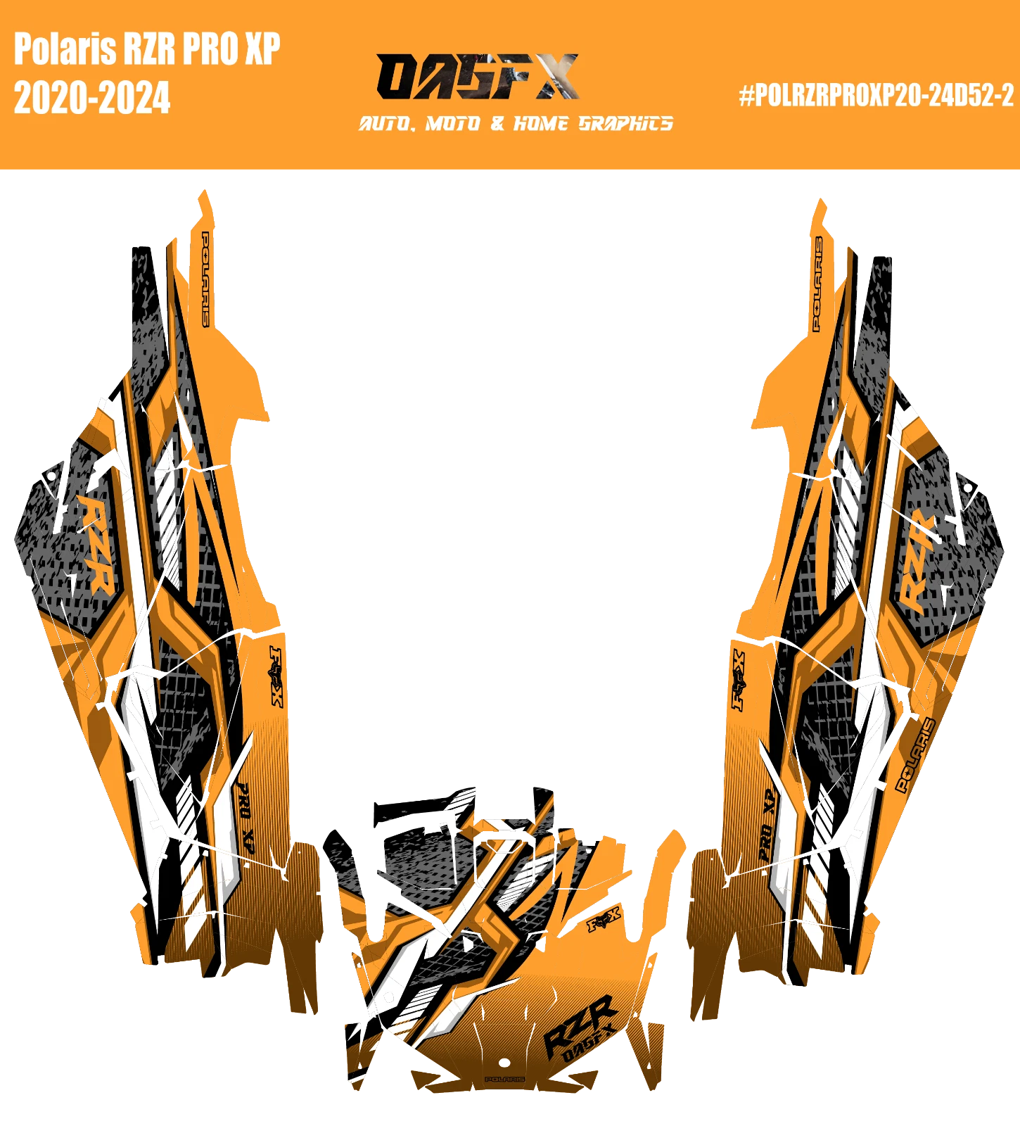 2020 - 2024 Polaris RZR Pro XP 4 Graphics Kit D52-2