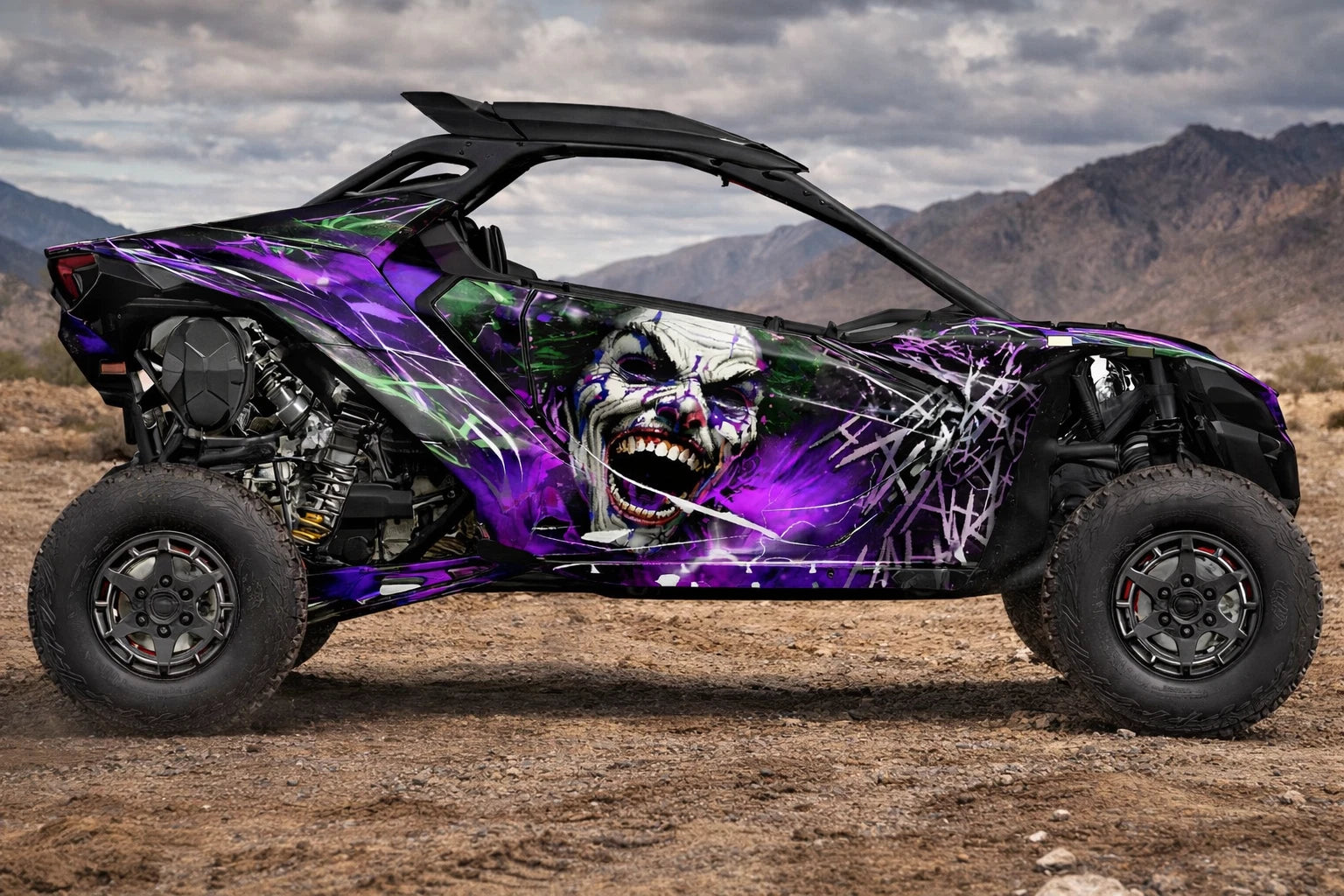 2024-2025 Can Am Maverick R RS Joker Graphics Kit  DJK Joker