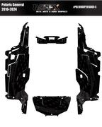 2020-2025 Polaris General XP 4 Door 1000 Graphics Kit D69-5 USA Flag Stealth