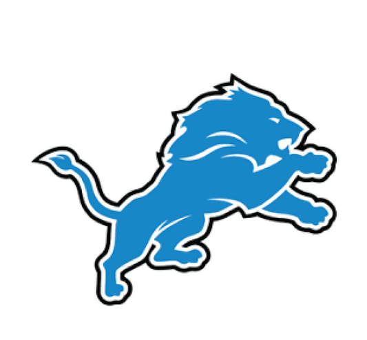 Detroit Lions Large Print  - Car Wall Decal Small to X Large Print