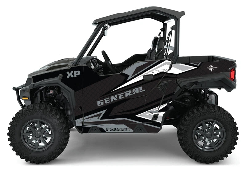 2016 - 2024 Polaris General XP 1000 Graphics Kit D36-4 Stealth