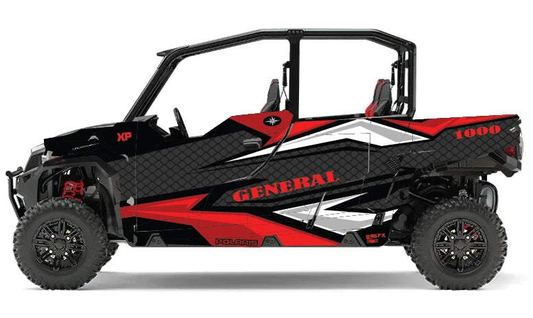 2020-2025 Polaris General XP 4 Door 1000 Graphics Kit D36-1