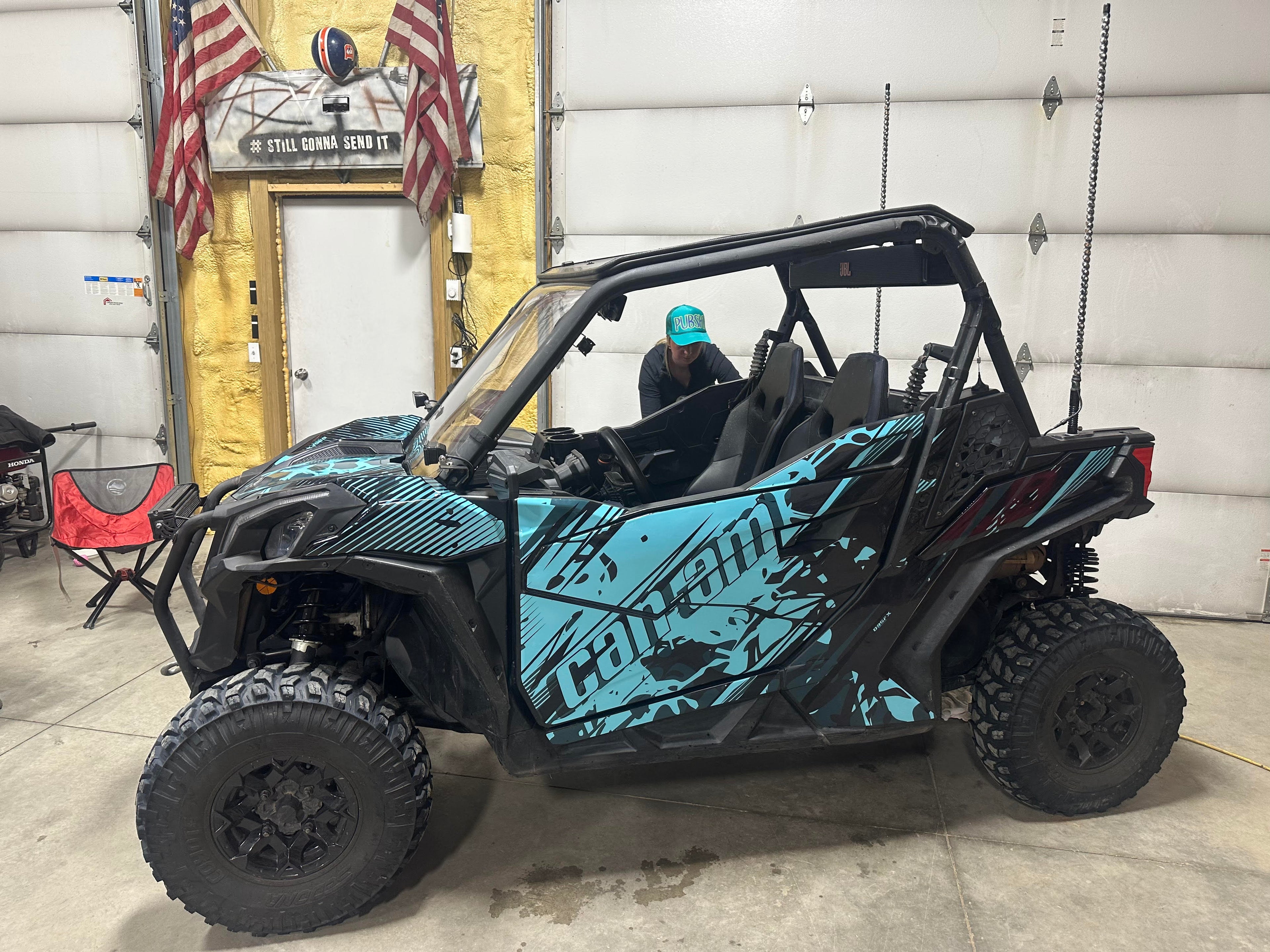 2016-2023 Can Am Maverick Trail 1000 Graphics Kit   D79-1 OAGFX Racing