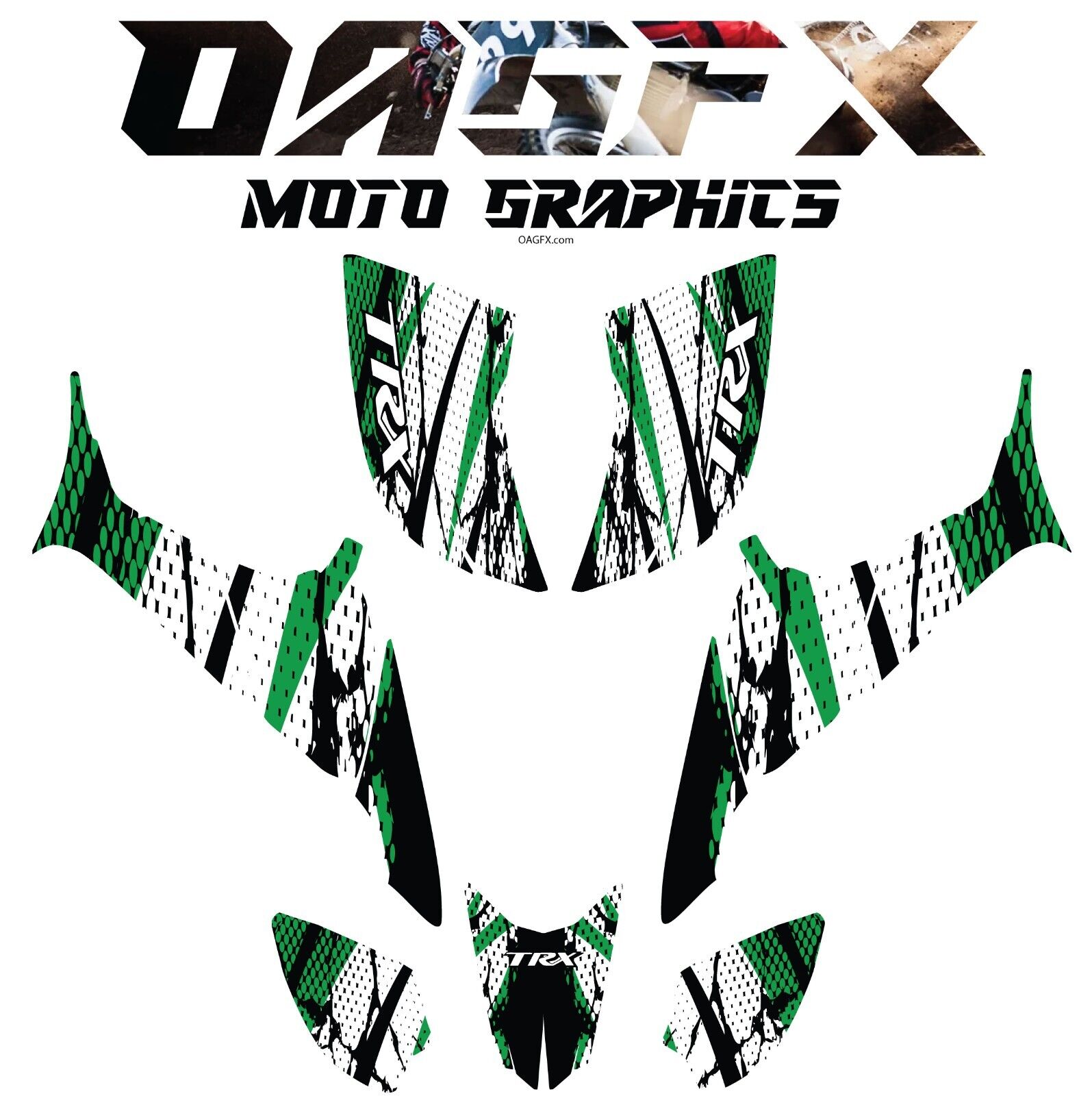 2007-2018 Honda TRX 90 Graphics Kit - Pro Ed D9-4