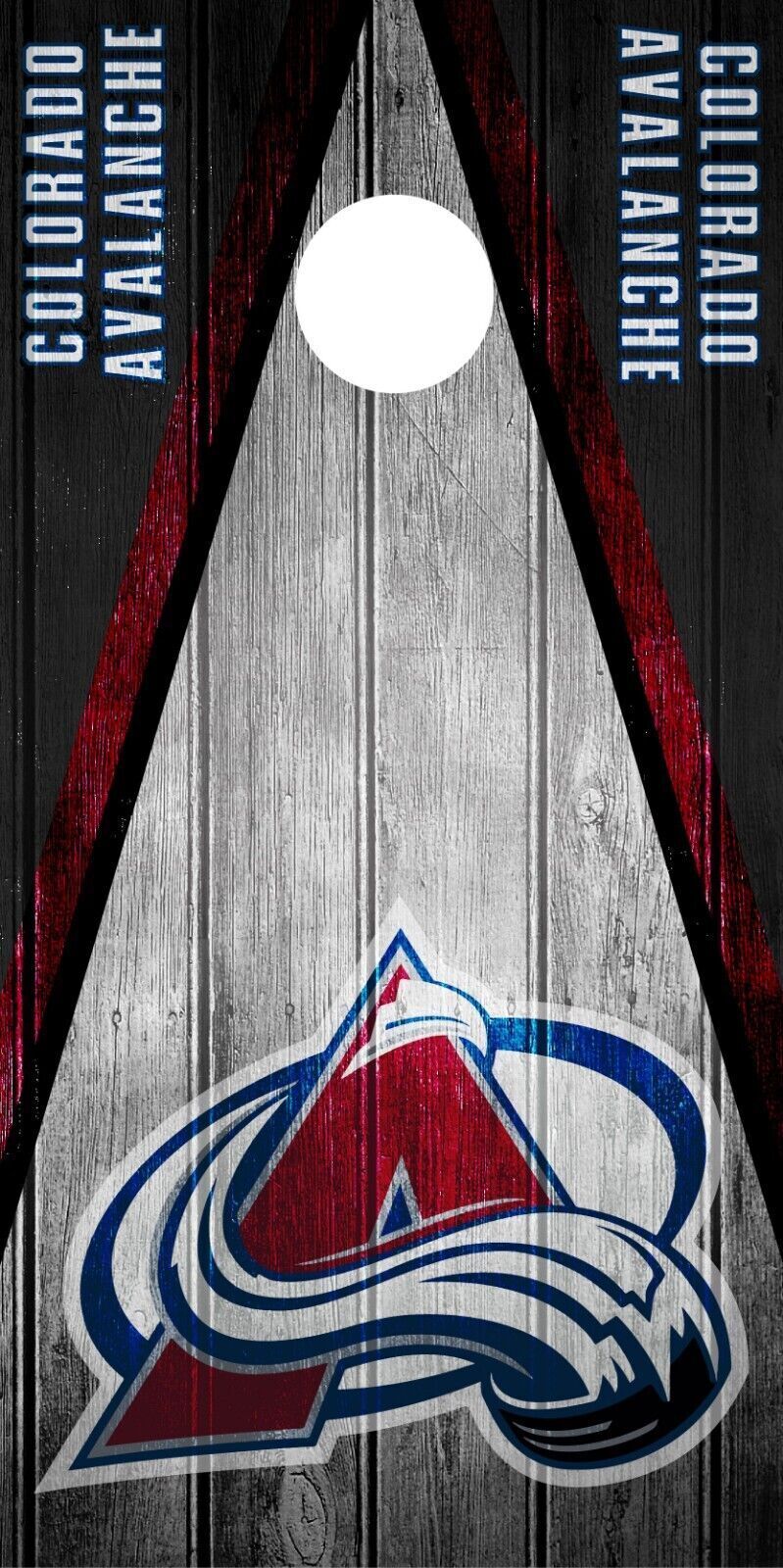 Corn Hole Board Wrap - Colorado Avalanche Cornhole