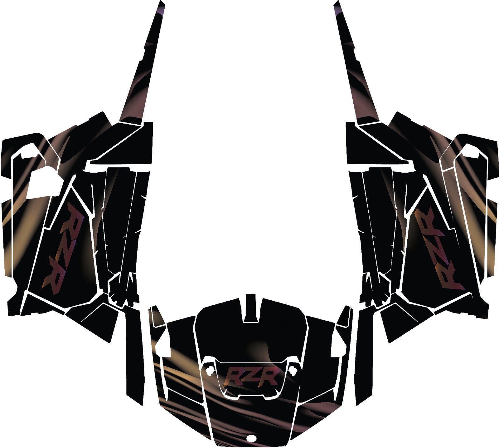 2014 - 2019 Polaris RZR 900 S Graphics Kit G4