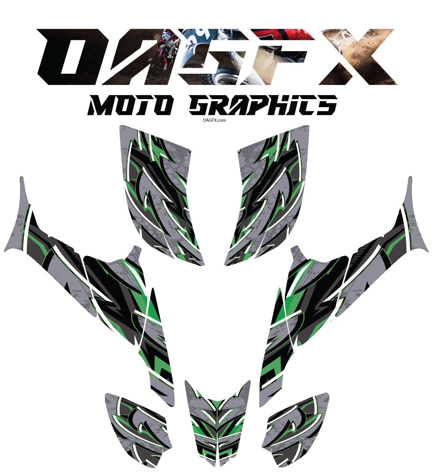 2007-2018 Honda TRX 90 Graphics Kit - Pro Ed D43-5