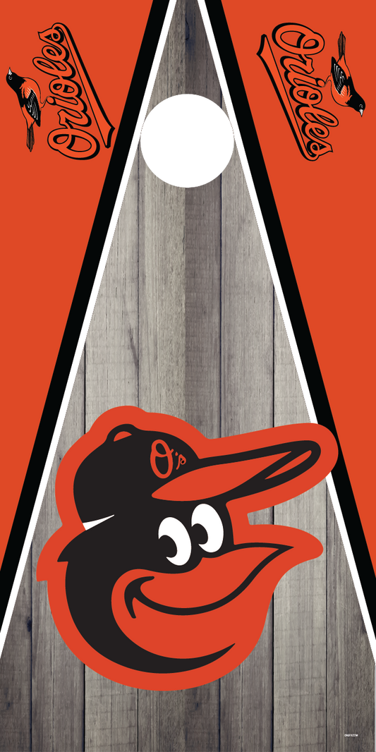 Baltimore Orioles Cornhole Board Skins (Pair)